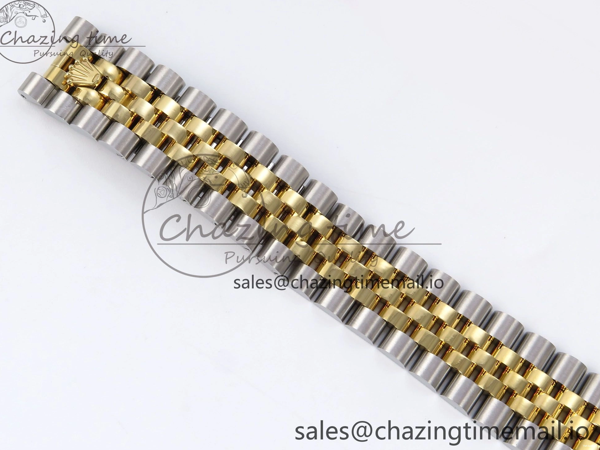 on SS YG DateJust 904L Steel Roman Jubilee Edition Diamonds HZ2236 Bracelet JARF 278383RBR Dial 1:1 Gray Best 31 0404